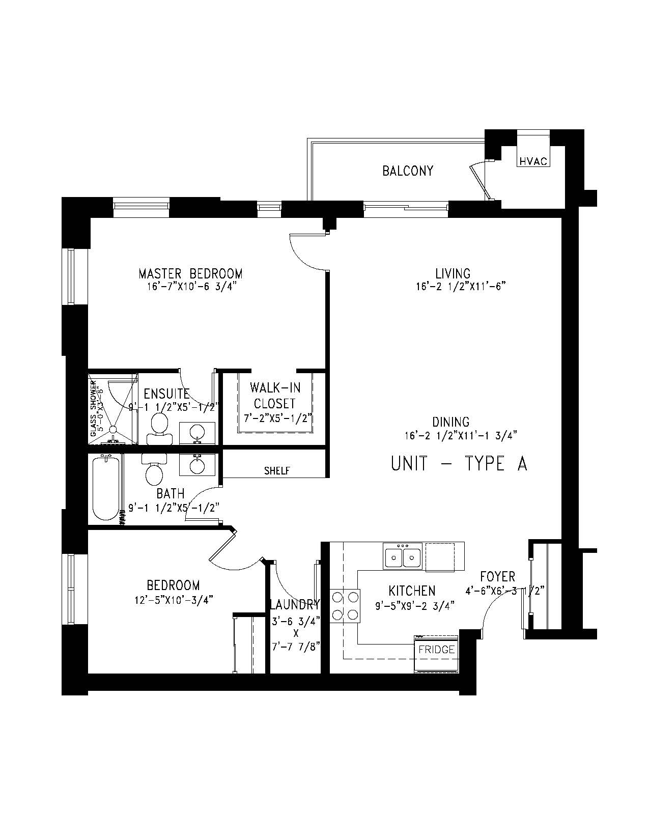 Eastside Horizons_TYPE 'A' 1197 sq ft STANDARD UNIT FLOOR PLAN - MAR 26, 19